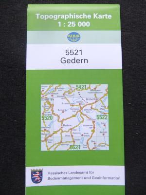Topographische Karte Hessen 1:25 000   5521 Gedern