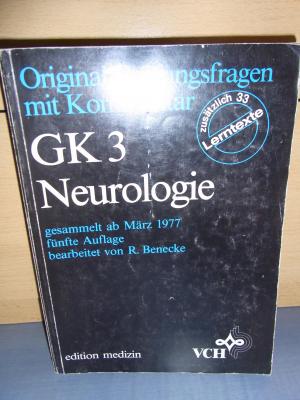 Original-Prüfungsfragen mit Kommentar / Neurologie - GK 3