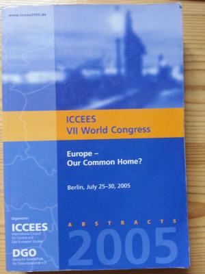 ICCEES  VII World Congress  Europe - Our Common Home? - Thomas Bremer , Heike Dörrenbächer, Inken Dose