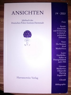 Ansichten - Jahrbuch des Deuten Polen-Institus Darmstadt 14, 2003
