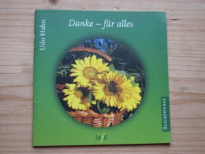 Danke für alles - Blickpunkte - Udo Hahn
