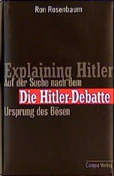 Bildtext: Die Hitler-Debatte von Rosenbaum, Ron