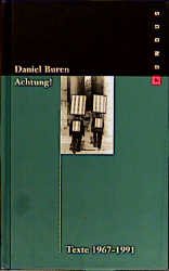 Bildtext: Achtung! Texte 1969-1994 von Buren, Daniel