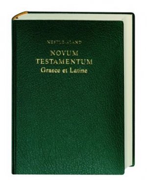 Bildtext: Novum Testamentum Graece et Latine von 