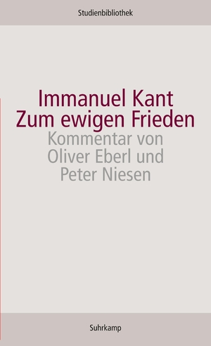 Bildtext: Zum ewigen Frieden von Kant, Immanuel