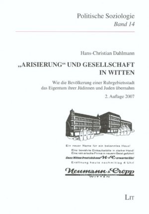 Bildtext: Arisierung' und Gesellschaft in Witten von Dahlmann, Hans Ch