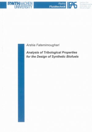 Analysis of Tribological Properties for the Design of Synthetic Biofuels - Fatemimoughari, Arshia