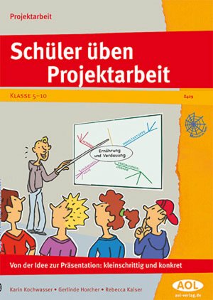 Schüler/innen üben Projektarbeit - Kochwasser, Karin Horcher, Gerlinde Kaiser, Rebecca