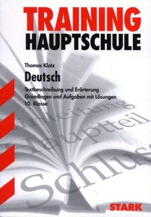 Training Deutsch Hauptschule / Hauptschule / Deutsch 10. Klasse - Klotz, Thomas