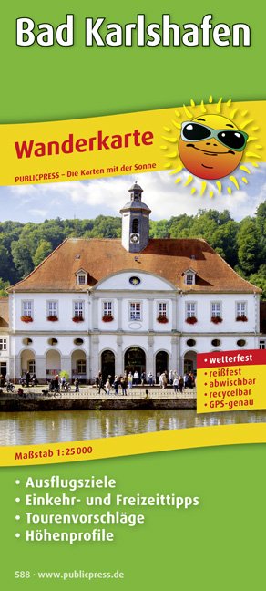 Bad Karlshafen - Wanderkarte mit Ausflugszielen, Einkehr- & Freizeittipps, wetterfest, reißfest, abwischbar, GPS-genau. 1:25000