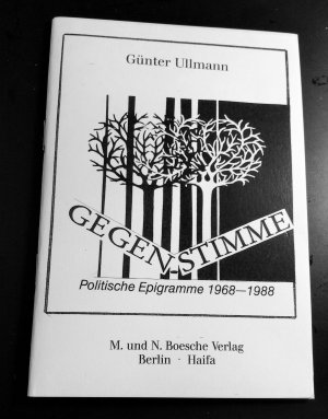 Gegenstimme - Politische Epigramme 1968-1988 - Ullmann, Günter