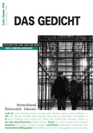 Bildtext: Das Gedicht. Zeitschrift /Jahrbuch für Lyrik, Essay und Kritik / DAS GEDICHT Bd. 3 – Drei-Länder-Ausgabe von Jürgen Becker