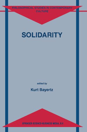 Solidarity - Herausgegeben von Bayertz, K.