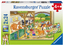 Ravensburger Kinderpuzzle - 09195 Fröhliches Landleben - Puzzle für Kinder ab 4 Jahren, mit 2x24 Teilen