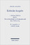 Kritische Ausgabe - 1. Abteilung: Schriften. Band 3: Über die Nutzbarkeit des Predigtamtes und deren Beförderung - Spalding, Johann J.