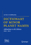 Dictionary of Minor Planet Names / Addendum to 6th Edition: 2012-2014 / Lutz D. Schmadel / Buch / HC runder Rücken kaschiert / XI / Englisch / 2015 / Springer International Publishing - Schmadel, Lutz D.