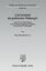 Carl Schmitt als politischer Philosoph. - Versuch einer Bestimmung seiner Stellung bezüglich der Tradition der praktischen Philosophie. - Herrera, Hugo Eduardo