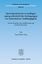 Rechtstheoretische Grundlagen und gesellschaftliche Bedingungen der richterlichen Unabhängigkeit. - Aus der Perspektive der Ausdifferenzierung des Rechts betrachtet. - Yang, Teng-Chieh