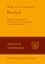 Parzival / Auf der Grundlage der Handschrift D / Joachim Bumke / Taschenbuch / Großformatiges Paperback. Klappenbroschur / XVII / Deutsch / 2008 / Niemeyer, Tübingen / EAN 9783484202191 - Bumke, Joachim
