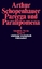 Parerga und Paralipomena I. Kleine philosophische Schriften - Schopenhauer, Arthur