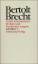 Werke. Große kommentierte Berliner und Frankfurter Ausgabe. Band 21: Schriften 1. 1914-1933 - Brecht, Bertolt