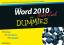 Word 2010 für Dummies Ruck-Zuck - Nowas, Heike