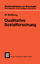Qualitative Sozialforschung - Spoehring, W.