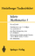 Selecta Mathematica I - Maschinenerzeugte 0-1 Folgen. Rot und Schwarz. Das Äquivalenzprinzip.Die kombinatorischen arcsin-Gesetze. Der Heiratssatz - Jacobs, K.; Andersen, E.S.; Baxter, G.; Imhof, J.P.