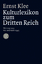 Das Kulturlexikon zum Dritten Reich / Wer war was vor und nach 1945 / Ernst Klee / Taschenbuch / Die Zeit des Nationalsozialismus. 
