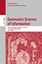 Geometric Science of Information - Herausgegeben:Nielsen, Frank; Barbaresco, Frederic