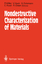 Nondestructive Characterization of Materials - Hoeller, Paul Hauk, Viktor Dobmann, G. Ruud, Clayton O. Green, Robert E.