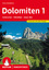 Dolomiten 1. Grödner Tal - Villnößtal - Seiser Alm. 52 Touren. Mit GPS- Daten. - Hauleitner, Franz