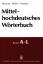 Mittelhochdeutsches Wörterbuch, 5 Bände. - Benecke, Georg F.; Müller, Wilhelm; Zarncke, Friedrich
