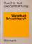 Wörterbuch Schulpädagogik : ein Nachschlagewerk für Studium und Schulpraxis. hrsg. von Rudolf W. Keck und Uwe Sandfuchs. Unter Mitarb. von Bernd Feige - Keck, Rudolf W. (Herausgeber)