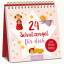 24 Schutzengel für dich - Kleiner Adventskalender zum Aufstellen Kleiner Aufsteller als liebes Schutzengel-Geschenk in der Adventszeit Kalender Kleiner Aufsteller mit 24 Blättern Deutsch