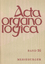 Acta Organologica (EM) - Reichling, Alfred