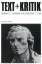 Friedrich Schiller. Text + Kritik, Sonderband IV/2005. Herausgegeben von Heinz Ludwig Arnold in Zusammenarbeit mit Mirjam Springer. - Arnold, Heinz Ludwig (Hrsg.)