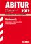 Zentralabitur 2012 Schleswig-Holstein: Mathematik. Jahrgänge 2009-2011. Prüfungsaufgaben mit Lösungen - Oliver Thomsen,Hinrich Lorenzen