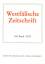 Westfälische Zeitschrift : 160. Band 2010 : (Zeitschrift für Vaterländische Geschichte und Altertumskunde) - Verein für Geschichte und Altertumskunde Westfalens (Hrsg.)