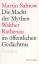 Die Macht der Mythen - Walther Rathenau im öffentlichen Gedächtnis. Sechs Essays - Sabrow, Martin