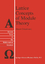 Lattice Concepts of Module Theory - Calugareanu, Grigore