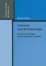 Martin Eckert: Literatur und Kriminologi