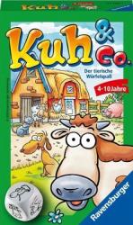 Ravensburger 23160 - Kuh und co, Mitbringspiel für 2-6 Spieler, Kinderspiel ab 4 Jahren, kompaktes Format, Reisespiel