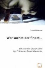 Carina Volderauer: Wer suchet der findet Carina Volderauer: Wer suchet der findet