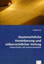 Staatsrechtliche Vereinbarung und völkerrechtlicher Vertrag