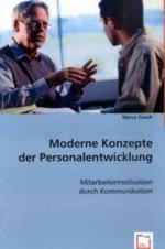 Moderne Konzepte der Personalentwicklung