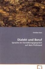 Dialekt und Beruf