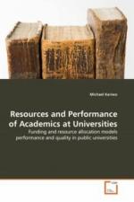 Resources and Performance of Academics at Universities