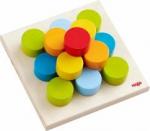 HABA 303709 - Steckspiel Kunterbunte Welt, Sortierspiel, Lernspiel