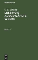 Lessing¿s ausgewählte Werke, Band 2, Lessing¿s ausgewählte Werke Band 2